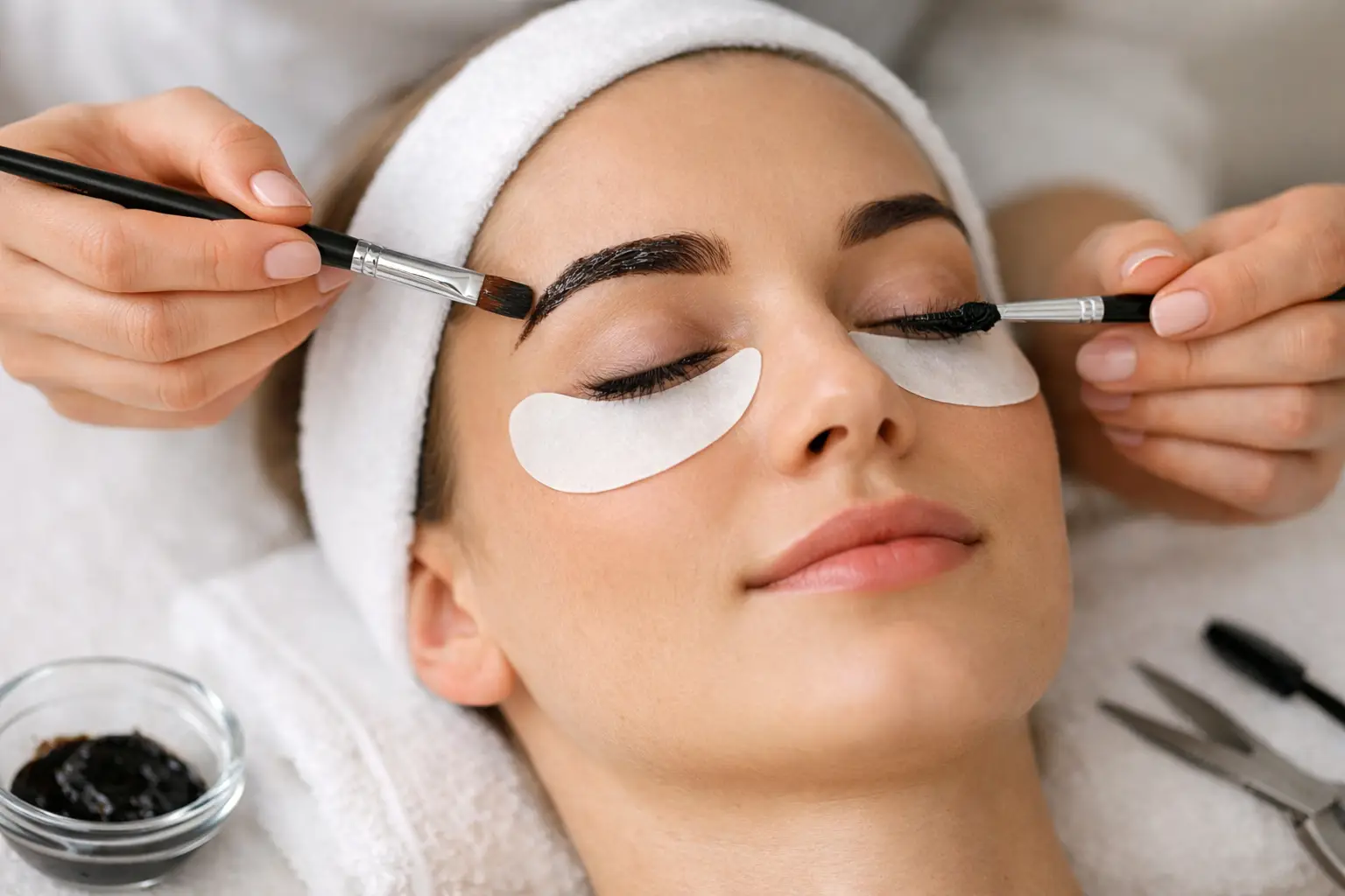 Eyelash & Eyebrows Tint: What to Expect