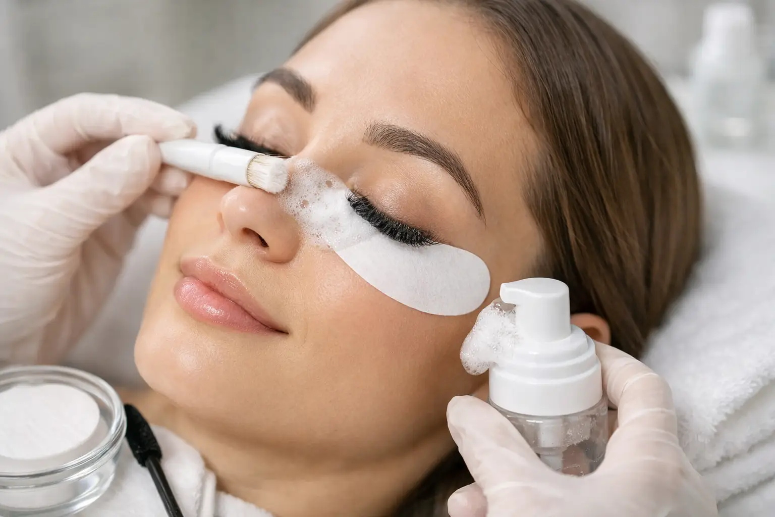 How to Clean Eyelash Extensions the Right Way