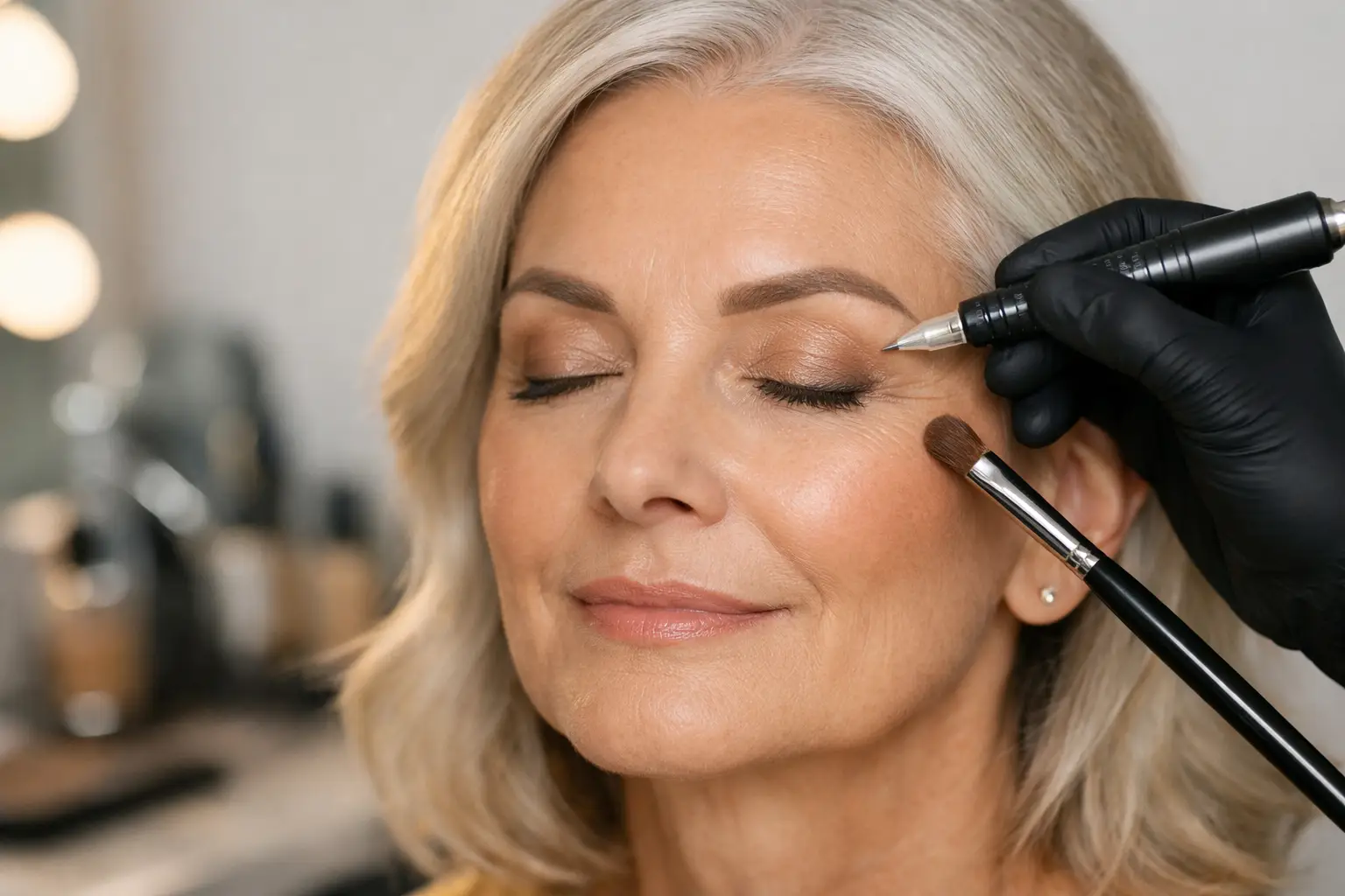 Powder Brows for Mature Skin That Look Natural