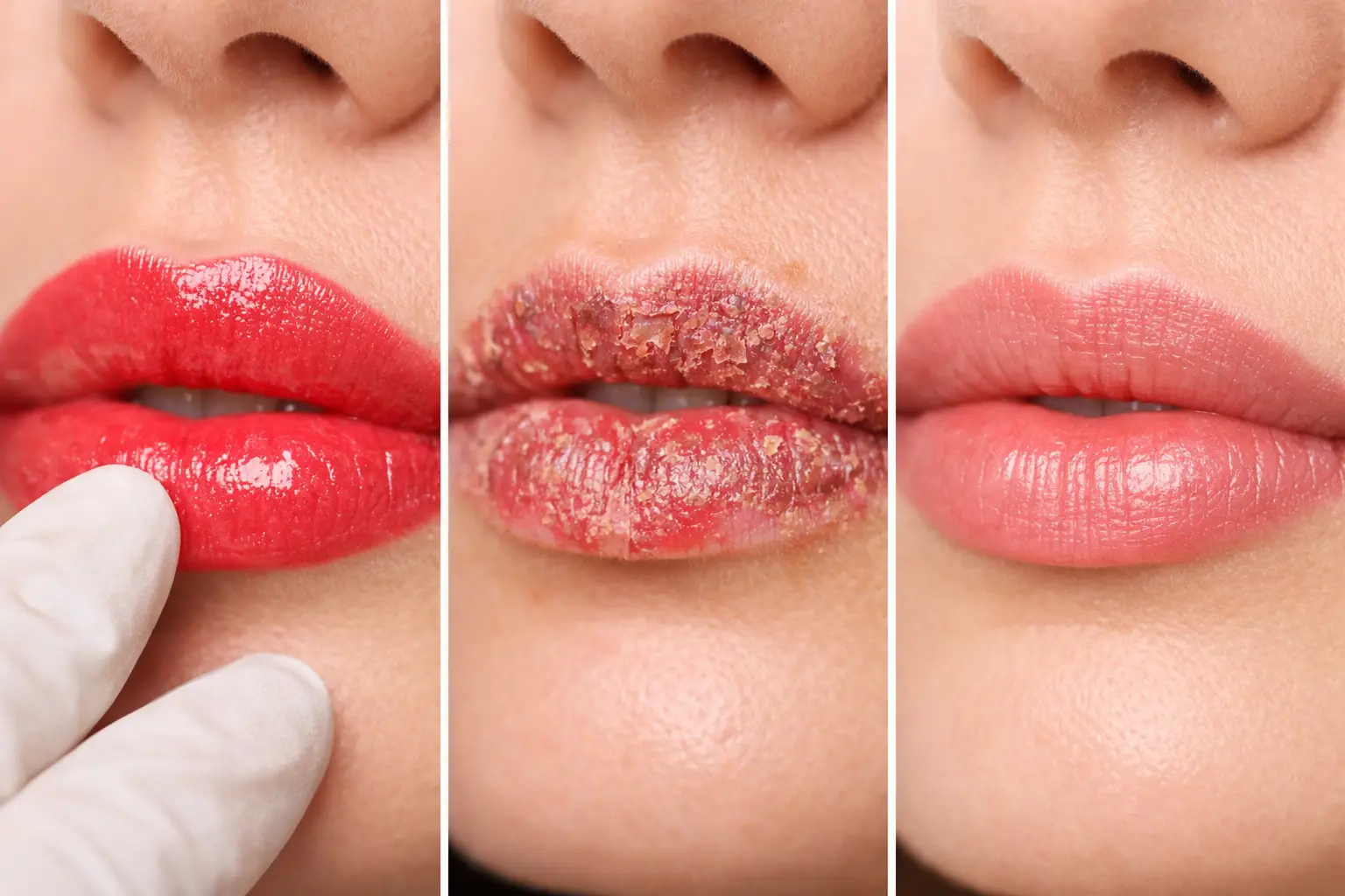 Lip Colour Tattoo Healing Stages Explained